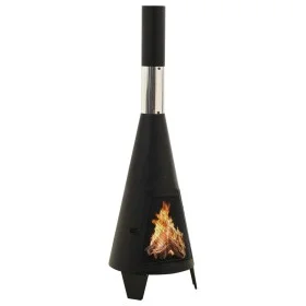Estufa de jardín con atizador acero 38x38x122 cm de vidaXL, Chimeneas - Ref: Foro24-313355, Precio: 100,83 €, Descuento: %