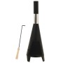 Gartenofen mit Schürhaken Stahl 38x38x122 cm von vidaXL, Kamine - Ref: Foro24-313355, Preis: 96,65 €, Rabatt: %