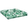 Cojín para palés tela estampado de hojas 80x80x12 cm by , Cushions for chairs and sofas - Ref: Foro24-360503, Price: 33,86 €,...