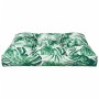 Cojín para palés tela estampado de hojas 80x80x12 cm by , Cushions for chairs and sofas - Ref: Foro24-360503, Price: 33,86 €,...