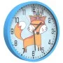 Reloj de pared poliestireno y cristal azul Ø25,5 cm by , Wall clocks - Ref: Foro24-4008400, Price: 11,33 €, Discount: %