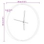 Reloj de pared con escalas y agujas luminosas azul Ø30 cm by , Wall clocks - Ref: Foro24-4008409, Price: 25,83 €, Discount: %