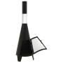 Estufa de jardín con atizador acero 38x38x122 cm de vidaXL, Chimeneas - Ref: Foro24-313355, Precio: 96,65 €