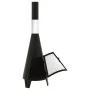 Gartenofen mit Schürhaken Stahl 38x38x122 cm von vidaXL, Kamine - Ref: Foro24-313355, Preis: 100,83 €, Rabatt: %