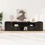 Mueble de esquina madera de ingeniería negro 200x40x45 cm by , Closets and storage - Ref: Foro24-3307829, Price: 127,18 €, Di...