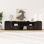 Mueble de esquina madera de ingeniería negro 200x40x45 cm de , Armarios y almacenamiento - Ref: Foro24-3307829, Precio: 129,4...