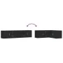 Mueble de esquina madera de ingeniería negro 200x40x45 cm by , Closets and storage - Ref: Foro24-3307829, Price: 127,18 €, Di...