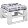 Cojín para sofá de palets de tela a cuadros gris by , Cushions for chairs and sofas - Ref: Foro24-360892, Price: 21,65 €, Dis...