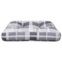 Cojín para sofá de palets de tela a cuadros gris by , Cushions for chairs and sofas - Ref: Foro24-360892, Price: 21,65 €, Dis...