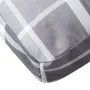 Cojín para sofá de palets de tela a cuadros gris by , Cushions for chairs and sofas - Ref: Foro24-360892, Price: 21,38 €, Dis...