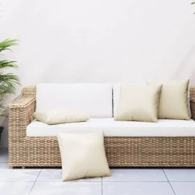 Cojines de sofá 4 unidades tela crema 40x40 cm by , Cushions for chairs and sofas - Ref: Foro24-360361, Price: 29,71 €, Disco...