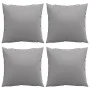 Cojines de sofá 4 unidades tela gris 60x60 cm de , Cojines para sillas y sofás - Ref: Foro24-360404, Precio: 52,76 €, Descuen...