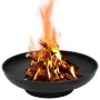 Steel brazier 57 cm by vidaXL, Chimneys - Ref: Foro24-313342, Price: 63,34 €, Discount: %