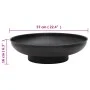 Steel brazier 57 cm by vidaXL, Chimneys - Ref: Foro24-313342, Price: 63,34 €, Discount: %