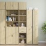 Schmaler Schrank aus Eichenholz in Sonoma-Optik, 40x42,5x225 cm. von , Sideboards - Ref: Foro24-3281275, Preis: 174,45 €, Rab...
