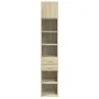 Schmaler Schrank aus Eichenholz in Sonoma-Optik, 40x42,5x225 cm. von , Sideboards - Ref: Foro24-3281275, Preis: 171,65 €, Rab...