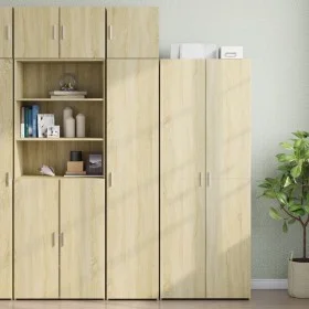 Schmaler Schrank aus Eichenholz in Sonoma-Optik, 40x42,5x225 cm. von , Sideboards - Ref: Foro24-3281282, Preis: 161,57 €, Rab...