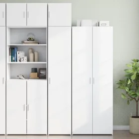 Schmaler Schrank aus weißem Ingenieurholz 40x42,5x225 cm von , Sideboards - Ref: Foro24-3281280, Preis: 164,08 €, Rabatt: %