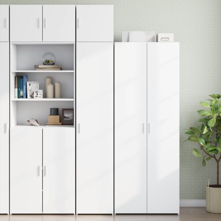 Armario estrecho madera de ingeniería blanco 40x42,5x225 cm by , Sideboards - Ref: Foro24-3281280, Price: 166,91 €, Discount: %