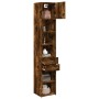 Schmaler Schrank aus geräucherter Eichen-Ingenieurholz 40x42,5x225 cm. von , Sideboards - Ref: Foro24-3281277, Preis: 172,07 ...