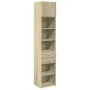 Schmaler Schrank aus Eichenholz in Sonoma-Optik, 45x42,5x225 cm. von , Sideboards - Ref: Foro24-3281296, Preis: 162,30 €, Rab...