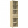 Armario estrecho madera ingeniería roble Sonoma 45x42,5x225 cm by , Sideboards - Ref: Foro24-3281296, Price: 164,87 €, Discou...