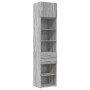 Armario estrecho madera ingeniería gris Sonoma 50x42,5x225 cm by , Sideboards - Ref: Foro24-3281313, Price: 180,51 €, Discoun...