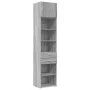 Schmaler Schrank aus grauer Sonoma-Ingenieurholz 50x42,5x225 cm. von , Sideboards - Ref: Foro24-3281313, Preis: 177,74 €, Rab...