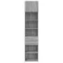 Schmaler Schrank aus grauer Sonoma-Ingenieurholz 50x42,5x225 cm. von , Sideboards - Ref: Foro24-3281313, Preis: 177,74 €, Rab...