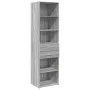 Schmaler Schrank aus grauer Sonoma-Ingenieurholz 50x42,5x225 cm. von , Sideboards - Ref: Foro24-3281313, Preis: 177,74 €, Rab...