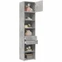 Schmaler Schrank aus grauem Beton-Ingenieurholz, 50x42,5x225 cm. von , Sideboards - Ref: Foro24-3281311, Preis: 174,78 €, Rab...