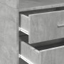 Armario estrecho madera ingeniería gris hormigón 50x42,5x225 cm by , Sideboards - Ref: Foro24-3281311, Price: 174,78 €, Disco...