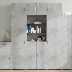 Armario de madera de ingeniería gris hormigón 70x42,5x225 cm von , Sideboards - Ref: Foro24-3281318, Preis: 215,92 €, Rabatt: %