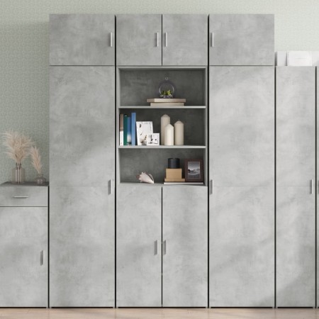 Armario de madera de ingeniería gris hormigón 70x42,5x225 cm by , Sideboards - Ref: Foro24-3281318, Price: 215,92 €, Discount: %