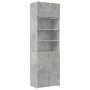 Armario de madera de ingeniería gris hormigón 70x42,5x225 cm by , Sideboards - Ref: Foro24-3281318, Price: 213,18 €, Discount: %
