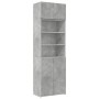 Armario de madera de ingeniería gris hormigón 70x42,5x225 cm by , Sideboards - Ref: Foro24-3281318, Price: 215,92 €, Discount: %