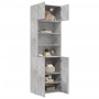 Armario de madera de ingeniería gris hormigón 70x42,5x225 cm by , Sideboards - Ref: Foro24-3281318, Price: 215,92 €, Discount: %