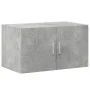 Armario de madera de ingeniería gris hormigón 70x42,5x225 cm by , Sideboards - Ref: Foro24-3281318, Price: 213,18 €, Discount: %