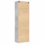 Armario de madera de ingeniería gris hormigón 70x42,5x225 cm by , Sideboards - Ref: Foro24-3281318, Price: 213,18 €, Discount: %