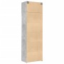 Armario de madera de ingeniería gris hormigón 70x42,5x225 cm by , Sideboards - Ref: Foro24-3281318, Price: 215,92 €, Discount: %