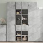 Armario de madera de ingeniería gris hormigón 70x42,5x225 cm by , Sideboards - Ref: Foro24-3281339, Price: 202,38 €, Discount: %