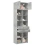 Armario de madera de ingeniería gris hormigón 70x42,5x225 cm de , Aparadores - Ref: Foro24-3281339, Precio: 203,18 €, Descuen...
