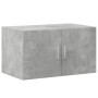 Armario de madera de ingeniería gris hormigón 70x42,5x225 cm by , Sideboards - Ref: Foro24-3281339, Price: 202,38 €, Discount: %
