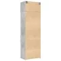 Armario de madera de ingeniería gris hormigón 70x42,5x225 cm de , Aparadores - Ref: Foro24-3281339, Precio: 203,18 €, Descuen...