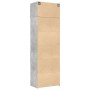 Armario de madera de ingeniería gris hormigón 70x42,5x225 cm by , Sideboards - Ref: Foro24-3281339, Price: 202,38 €, Discount: %