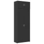 Armario de madera de ingeniería negro 80x42,5x225 cm de , Aparadores - Ref: Foro24-3281351, Precio: 263,71 €, Descuento: %
