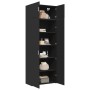 Armario de madera de ingeniería negro 80x42,5x225 cm von , Sideboards - Ref: Foro24-3281351, Preis: 267,93 €, Rabatt: %