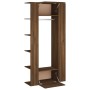 Mueble de recbidor 2 uds madera contrachapada marrón roble de vidaXL, Taquillas y armarios de almacenamiento - Ref: Foro24-31...