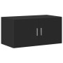 Armario de madera de ingeniería negro 80x42,5x225 cm von , Sideboards - Ref: Foro24-3281351, Preis: 267,93 €, Rabatt: %