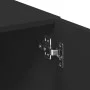 Armario de madera de ingeniería negro 80x42,5x225 cm de , Aparadores - Ref: Foro24-3281351, Precio: 263,71 €, Descuento: %